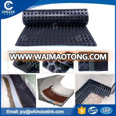 dimple drainage board HDPE geomembrane